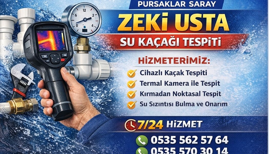 PURSAKLAR SARAY SU KAÇAĞI TESPİTİ